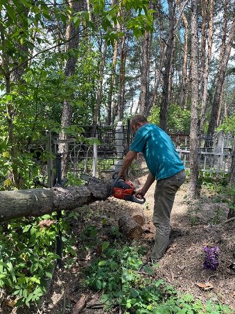 Благоустрій харківського кладовища Сосни